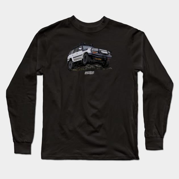 Land Cruiser Vx 80 Long Sleeve T-Shirt by Saturasi